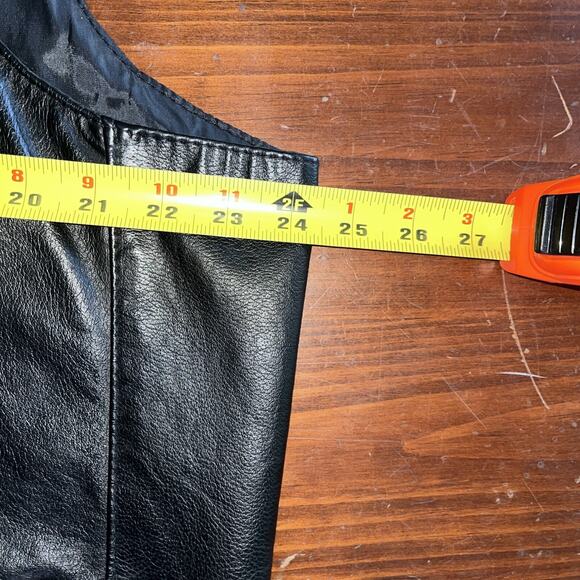 Hillside Leather vest 48 USA Made in USA Motorcycle Clothing - Picture 4 of 5